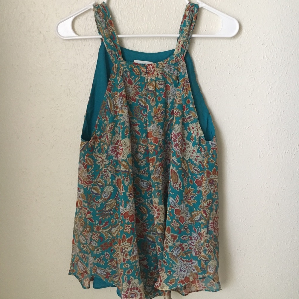 Sundance Catalog floral blouse - NWOT